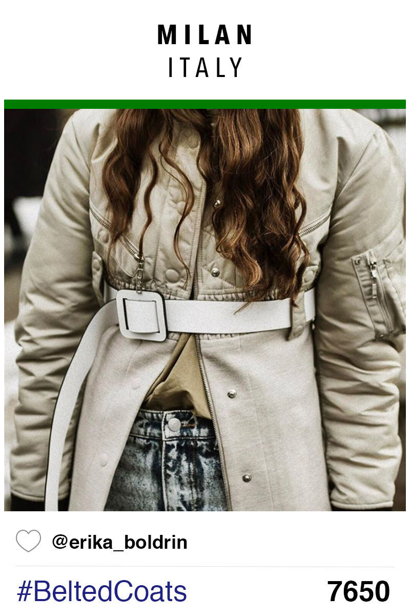 Italy: belted coats